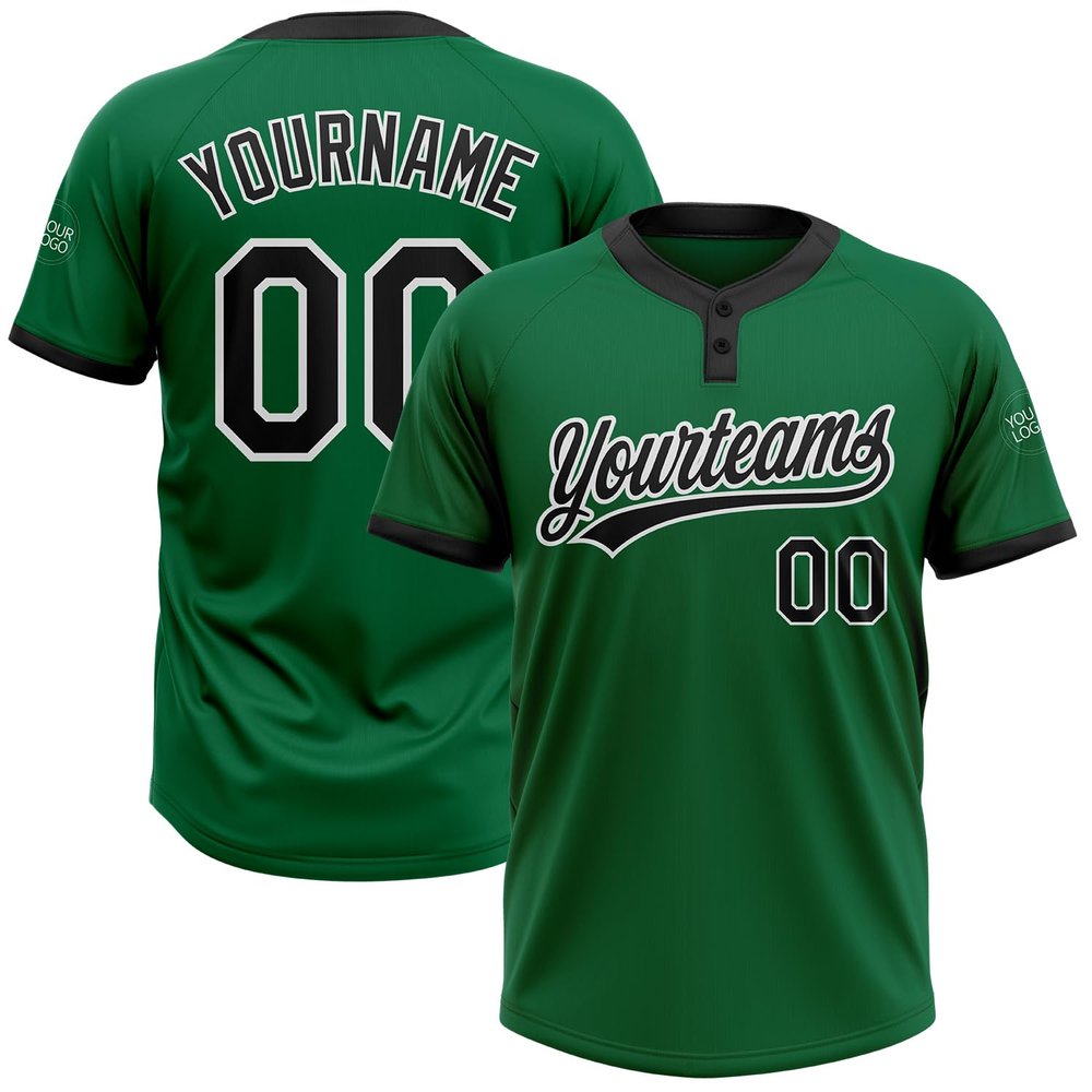 Create Cute Adults Novelty Short Sleeve Casual Shirts, Custom Kelly Green Softball Tees with Embroided Name Number, Personlaized Sport Club Team Uniforms for Fishing Surfing Hiking Cycling Boating