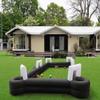 Giant Inflatable Soccer Pool Table Football Pool Pitch Billiards Inflatable Football Billiard Game with air Blower with 16 Balls view 1