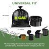 100 Portable Toilet Bags Thick Biodegradable Camping Toilet Bags for Portable Potty, 8 Gal Compost Toilet Waste Bag for 5 Gallon Bucket Toilet Seat Adults Outdoor, 1.1 Mil view 4