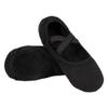 Stelle Ballet Shoes Toddler Slippers Highly Elastic Canvas Girls Ballerina Dance Shoes for Toddler/Little Kid/Big Kid/Women(Black,5MB) view 1
