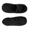 Stelle Ballet Shoes Toddler Slippers Highly Elastic Canvas Girls Ballerina Dance Shoes for Toddler/Little Kid/Big Kid/Women(Black,5MB) view 2