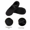 Stelle Ballet Shoes Toddler Slippers Highly Elastic Canvas Girls Ballerina Dance Shoes for Toddler/Little Kid/Big Kid/Women(Black,5MB) view 3