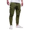 GOKKILRW Mens Fashion Hiking Cargo Pants Slim Fit Stretch Lightweight Workout Joggers Cycling Fishing Training Camping Jogging Sweatpants Outdoor Casual Work Track Sweat Pants Army Green view 1