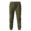 GOKKILRW Mens Fashion Hiking Cargo Pants Slim Fit Stretch Lightweight Workout Joggers Cycling Fishing Training Camping Jogging Sweatpants Outdoor Casual Work Track Sweat Pants Army Green view 4
