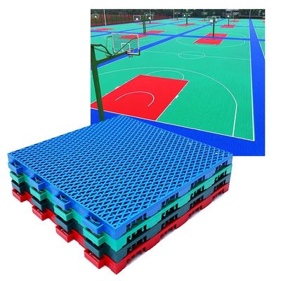 10PCS 30.6CM/1FT Outdoor Modular Interlocking Floor Tiles Basketball Court Tennis Court Volleyball Court Badminton Court DIY Sports Flooring (Color : Light Blue)