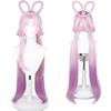 maysuwell Amine Game Purple Cosplay Wig Long Straight Hair Halloween,Christmas,Daily Fashion, Anime and Gaming Expo,Fancy ball view 1
