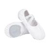 Stelle Ballet Shoes Toddler Slippers Highly Elastic Canvas Girls Ballerina Dance Shoes for Toddler/Little Kid/Big Kid/Women(White,10MT) view 1