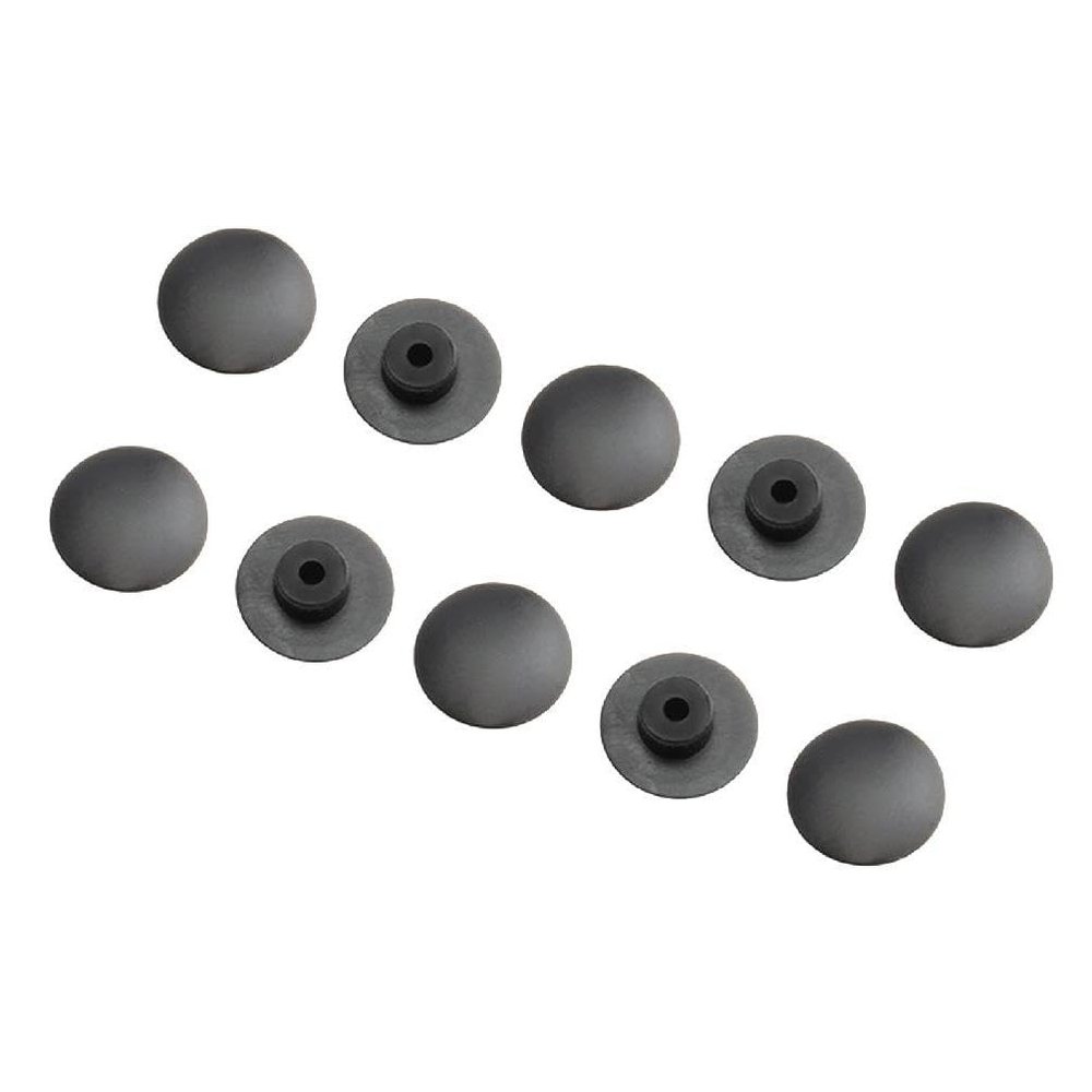 10 Pcs Black Rubber Headset Screw Cover Bike Rubber Stem Top Cover Headset Cap Dustproof Cycling Parts Easily to Install