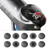 10 Pcs Black Rubber Headset Screw Cover Bike Rubber Stem Top Cover Headset Cap Dustproof Cycling Parts Easily to Install view 2