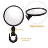 Bike Mirror Bicycle Rear View Mirrors,Rotatable Handlebar Reflectors Foldable Convex Mirror view 3