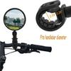 Bike Mirror Bicycle Rear View Mirrors,Rotatable Handlebar Reflectors Foldable Convex Mirror view 4