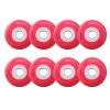 JHKJ 8-Pack Flash Wheel Inline Skate Wheels Pulley Light Up 85A Super Shiny, high Elastic and wear-Resistant 62/64/68/70/72/76/80mm Replace Wheels,Red,70mm view 1
