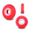 JHKJ 8-Pack Flash Wheel Inline Skate Wheels Pulley Light Up 85A Super Shiny, high Elastic and wear-Resistant 62/64/68/70/72/76/80mm Replace Wheels,Red,70mm view 3