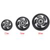 JHKJ 72mm,76mm,80mm Inline Skate Wheels Wear-Resistant 8 Pack 90A with ABEC-9 Bearings Wheels Replacement Accessories Indoor or Outdoor Training Wheels,White,72mm view 2