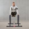 BJTDLLX 440lbs Adjustable Dip Bar, Heavy Duty Calisthenics Dip Station with Adjustable Parallel Dip Bars, Home Dip Stand Body Press Bar Parallel Bars Dip Equipment for Calisthenics, Strength Training view 2