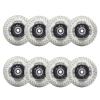 JHKJ Inline Wheels Replacement Wheels with Bearings ABEC-9 Intended for Wheel Replacement with Spark Stone Luminous Inline Wheels 8-Pack 72/76/80mm,White,76mm view 1