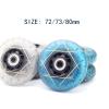 JHKJ Inline Wheels Replacement Wheels with Bearings ABEC-9 Intended for Wheel Replacement with Spark Stone Luminous Inline Wheels 8-Pack 72/76/80mm,White,76mm view 2