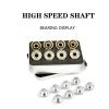 JHKJ Inline Wheels Replacement Wheels with Bearings ABEC-9 Intended for Wheel Replacement with Spark Stone Luminous Inline Wheels 8-Pack 72/76/80mm,White,76mm view 4