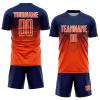 Custom Soccer Jersey for Men Women Youth,Personalized Soccer Shirt Shorts with Team Name Number Logo view 1