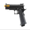Golden Ball x Eagle 3334 Hi-Capa Metal Airsoft Pistol w/Vented Slide- 300 FPS, Color Black/Gold view 1