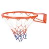 Mini Basketball Hoop Outdoor Wall Mount Basketball Rim Mini Hoop 45Cm/17.7In Garage for Door and Wall Adjustable-Height for Teens and Adults Professional Dunk Hangable,B view 1