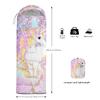 CVHOUSE Pink Unicorn Camping Sleeping Bags,3 Season Warm & Cool Weather,Lightweight,Waterproof Sleeping Bags for Adults & Kids,Traveling,and Outdoors,Camping Gear Equipment,31x90inch, Standard view 3