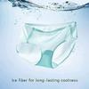 Mask Panties Unimaginably Cold, Women Ultra Thin Seamless Ice Silk Panties, Thin Breathable Invisible Underwear (5PCS-A,M) view 4