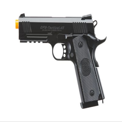 Golden Ball x Eagle 3324 Hi-Capa Metal Airsoft Pistol w/Vented Slide- 300 FPS, Color Black