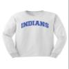 Fashion Greek TCTG School Mascot T-Shirt Indians White/Blue Medium Long Sleeve view 1