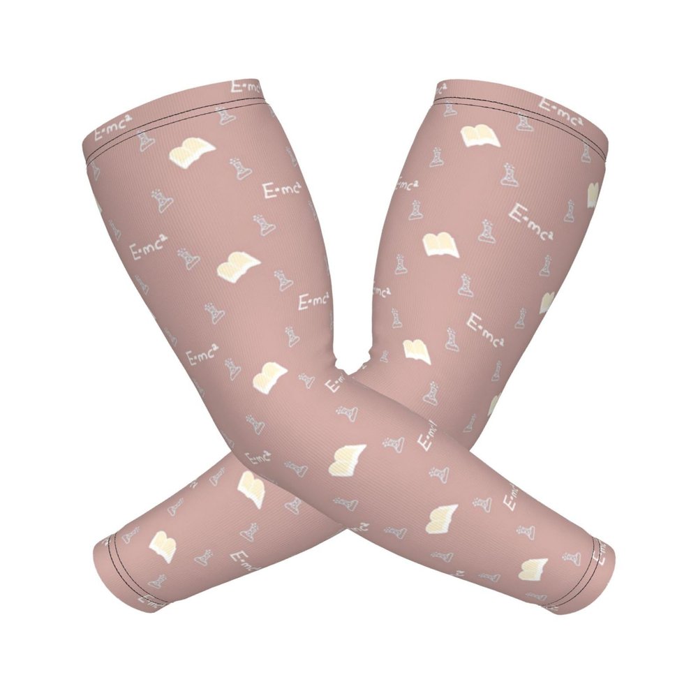 Woyaba Cute book formula science compression arm sleeve,farslemers defense gardening sleeves sun protection arm sleeves for men,women or teenager