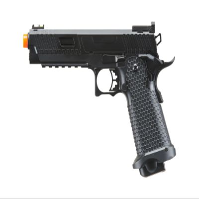 Golden Ball x Eagle 3515 Hi-Capa Metal Airsoft Pistol w/Vented Slide- 300 FPS, Color Black