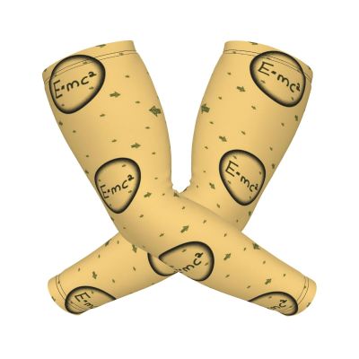 Woyaba E mc2 cool science science compression arm sleeve,farslemers defense gardening sleeves sun protection arm sleeves for men,women or teenager