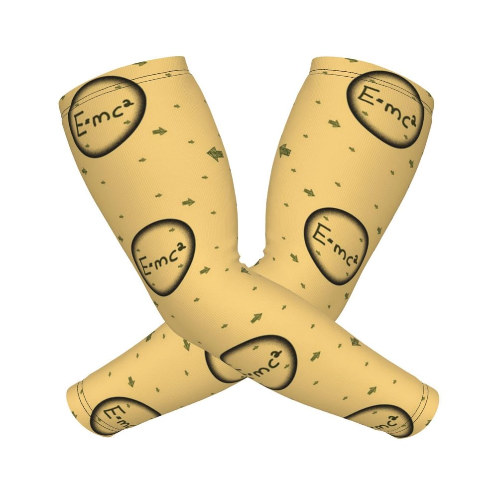 Woyaba E mc2 cool science science compression arm sleeve,farslemers defense gardening sleeves sun protection arm sleeves for men,women or teenager