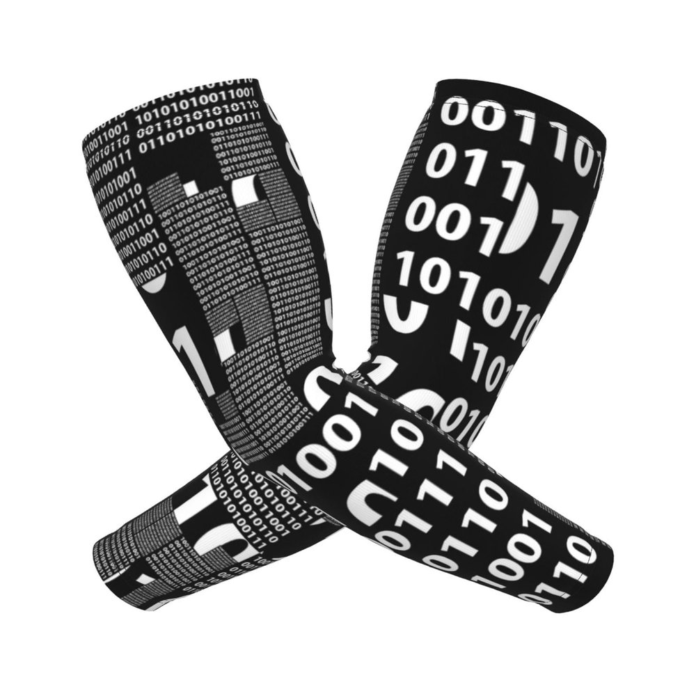 Woyaba Funny crash science compression arm sleeve,farslemers defense gardening sleeves sun protection arm sleeves for men,women or teenager