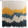 Scpantkend Bohemian Chic Macrame Wall Hanging Tapestry Handwoven Bohemian Cotton Rope Tapestry for Bedroom Living Room Home Decoration (Size : 130 * 90 CM) view 1