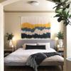Scpantkend Bohemian Chic Macrame Wall Hanging Tapestry Handwoven Bohemian Cotton Rope Tapestry for Bedroom Living Room Home Decoration (Size : 130 * 90 CM) view 3