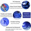 DEHIWI Collapsible Water Bladder Tanks,Water Storage Bladder,Large-Capacity PVC Water Storage Container,Portable Emergency Water Storage Tank,Soft Drought-Resistant Water Bag,400L view 4