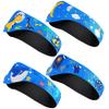 KUYYFDS Ear Guard, Kids Ear Plugs for Swimming, Kids Swimming Headband 4Pcs Waterproof Swim Ear Band Elastic Hair Band Ear Protection Band for Swimming Surfing Blue view 1