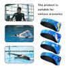 KUYYFDS Ear Guard, Kids Ear Plugs for Swimming, Kids Swimming Headband 4Pcs Waterproof Swim Ear Band Elastic Hair Band Ear Protection Band for Swimming Surfing Blue view 2