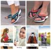 2023 Casual Women Breathable Comfy Slippers, Low Wedge Comfy Soft Summer Slippers Sandals (Blue,40) view 3