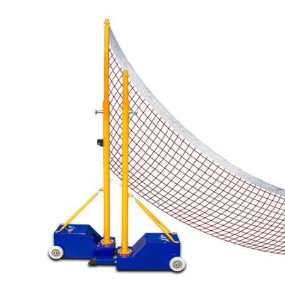 ZAQYCM Badminton Volleyball Sets for Backyards with Net, Adjustable Height Tennis Court Indoor Outdoor, Rackets Shuttlecocks Combo for Kids, Adults & Family Portable
