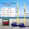 ZAQYCM Badminton Volleyball Sets for Backyards with Net, Adjustable Height Tennis Court Indoor Outdoor, Rackets Shuttlecocks Combo for Kids, Adults & Family Portable view 2