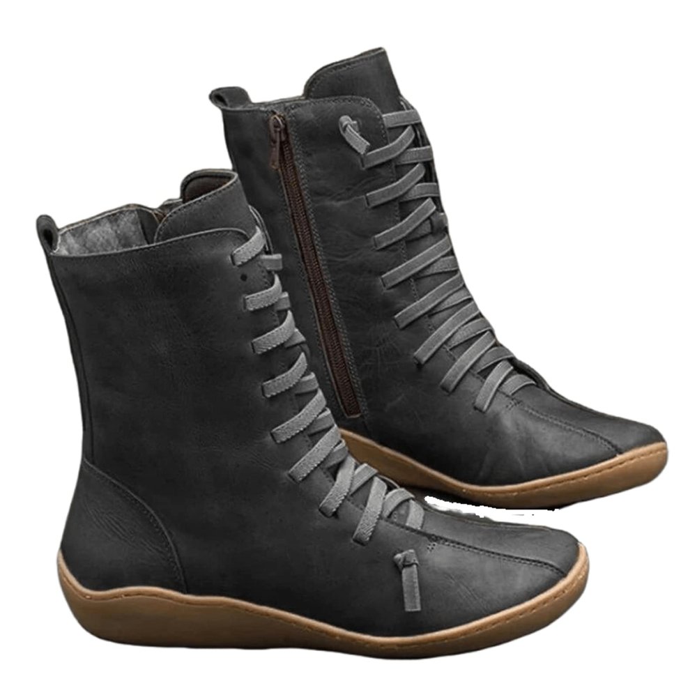 Womens Cowboy Boots Black Short Women's Western Mid Calf Round Toe Fashion Cowgirl Boots Pull On Cowboy Ankle Boots Short Booties Walking Shoes For Ladies