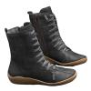 Womens Cowboy Boots Black Short Women's Western Mid Calf Round Toe Fashion Cowgirl Boots Pull On Cowboy Ankle Boots Short Booties Walking Shoes For Ladies view 1
