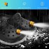 XMHSSFF 2 PCS Croc Lights Headlights for Shoes,Lights Flashlights for Shoes, 3 Light Modes,Waterproof Croc Shoe Headlight Accessories for Night Runners Dog Walking,Hiking,Suitable for Adults Kids view 4