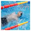 LZMZMQ Pool Safety Rope and Float Kit - 40 30 25 22 20 18 16 15 Foot, Professional Swimming Lane Dividers Line with Hooks, Each Meter Buoy Line with 5 Floats (Size : 42ft/12.8m Long) view 1