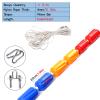 LZMZMQ Pool Safety Rope and Float Kit - 40 30 25 22 20 18 16 15 Foot, Professional Swimming Lane Dividers Line with Hooks, Each Meter Buoy Line with 5 Floats (Size : 42ft/12.8m Long) view 2
