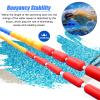 LZMZMQ Pool Safety Rope and Float Kit - 40 30 25 22 20 18 16 15 Foot, Professional Swimming Lane Dividers Line with Hooks, Each Meter Buoy Line with 5 Floats (Size : 42ft/12.8m Long) view 3