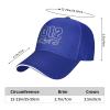ACAB 1312 Adjustable Sandwich Dad Casquette for Men Women Blue view 3