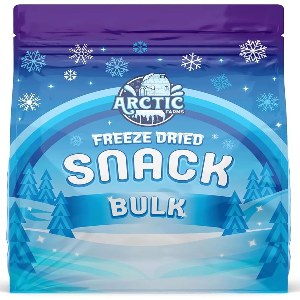 Arctic Farms Freeze Dried Ice Cream Sandwich Bites Bulk - Does Not Melt (Vanilla) (1lb)